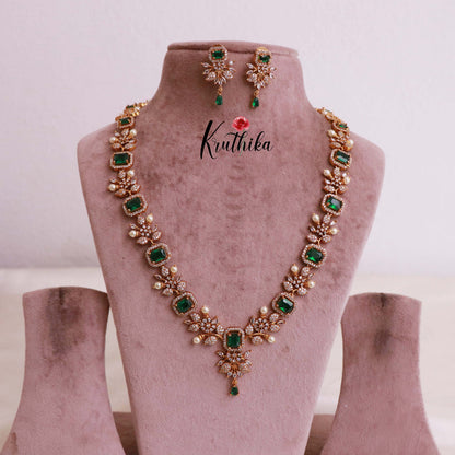 Pretty AD Flower Design Haaram LH1785 (Available in 2 Colours)