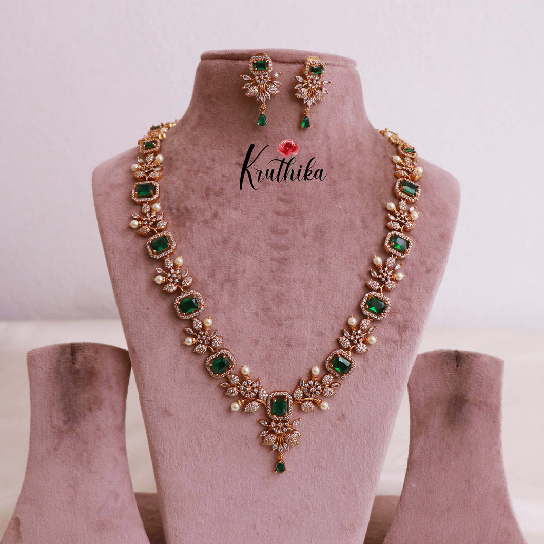 Pretty AD Flower Design Haaram LH1785 (Available in 2 Colours)