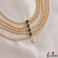 Pretty Sqaure Motifs Multi Layer Pearl Haaram LH2131