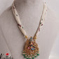 Traditional Multi Layered Perals Haaram With Beautiful Enamel Ganesha Pedant LH2006 (Available In 2 Colours)