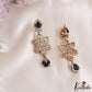 Sparkling Floral Leaf Motifs CZ Victorian Necklace NC3152 (Available In 6 Colors)