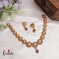 Simple CZ Sparkling Floral Necklace NC2242 (Available in 2 Colors)