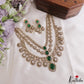 Sparkling Teardrop Motifs Multi Layered CZ Victorian Necklace NC3274 (Available In 5 Colors)
