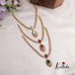 Gergous CZ Multi Stone Pearl Shape Pendant Necklace NC2129 Available in 3 Colors)