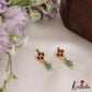Trendy Kemp Floral Earcuffs | Upper Earrings | Bugadi Earrings With Pearl And Bead Drops E866