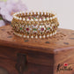 Stuuning Floral Kemp Openable Single Kada Bangles B468