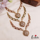 Gorgeous AD Geometric Motifs Moissanite Necklace NC2783 (Available In 3 Colors)