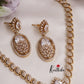 Gergous CZ Multi Stone Pearl Shape Pendant Necklace NC2129 Available in 3 Colors)