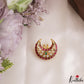 Trendy Floral Motifs Chandra Surya Jadau Hair Ornaments J414
