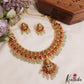 Gorgeous Antique Nagas Lakshmi Motifs Coral Necklace NC2840