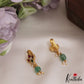 Trendy Kemp Floral Earcuffs | Upper Earrings | Bugadi Earrings With Pearl And Bead Drops E866