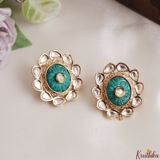 Trendy Kundan Polki Earrings E1242
