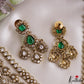 Sparkling Teardrop Motifs Multi Layered CZ Victorian Necklace NC3274 (Available In 5 Colors)
