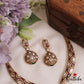 Gorgeous AD Geometric Motifs Moissanite Necklace NC2783 (Available In 3 Colors)