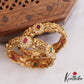 Premium Antique Nagas Lakshmi Floral Motifs Bangles B465 (Set 2 Bangles)