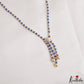 Elegant Blue & Pearl Beaded Long Necklace NC3310