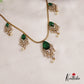 Sparkling AD Teardrop Motifs Victorian Necklace NC2654 (Available in 3 Colours)