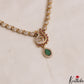 Elegant Mango Peacock Motifs Diamond-Finish AD Necklace NC2944