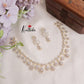 Elegant CZ Sparking Floral Necklace Set NC2176