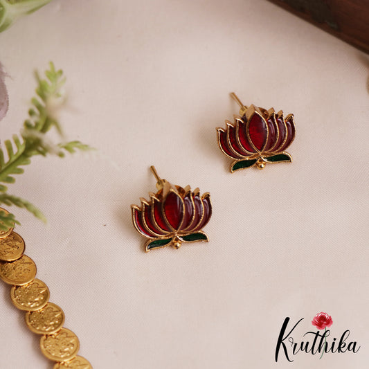 Elegant Lotus Lakshmi Motifs Kasu Choker NC2836