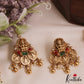 Stunning Antique Lakshmi Peacock Motifs Coral Kasu Choker NC2841