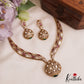 Gorgeous AD Geometric Motifs Moissanite Necklace NC2783 (Available In 3 Colors)