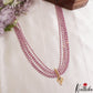 Beautiful Teardrop Motifs Multi Layer Pearl Bead Haaram LH2132