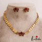 Elegant Lotus Lakshmi Motifs Kasu Choker NC2836