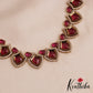 Sparkling Diamond-Finish AD Victorian Necklace NC2847 (Available In 3 Colors)