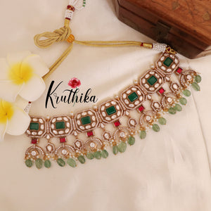 Elegant Premium Kundan Chocker NC1758 (Available in 3 Colours)