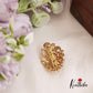 Sparkling CZ Leaf Motifs Saree Pin SP54