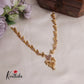Classic CZ Floral Leaf Trendy Necklace NC2536