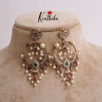 Beautiful Royale Chandbalis Pearl Drops E625