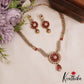 Beautiful Floral Leaf Motifs AD Necklace NC2810 (Available In 2 Colors)