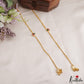 Simple Floral Pendant Jadau Anklets A66