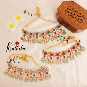 Elegant Premium Kundan Chocker NC1758 (Available in 3 Colours)