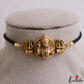 Elegant Lord Shiva Motifs Black Cord Adjustable Bracelet B581