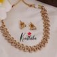 Pretty CZ Antique Stone Necklace NC1978