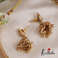 Premium Antique Nagas Lakshmi Necklace With Two Interchangeable Pendants With Golden Bead Drops NC2597