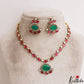 Pretty Geometric Motifs Jadau Necklace NC2946