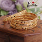 Simple Micro Plated Daily Wear Bangles B288 (Set of 4 Bangles)