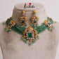 Beautiful Onyx Beads Emerald Charm Chocker NC2202
