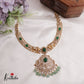 Trendy Ad/Victorian Hasli with Pastel Green Beads Drops NC2240