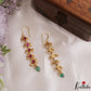 Elegant Teardrop Motifs Jadau Earrings E1191