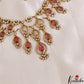 Sparkling Teardrop Motifs CZ Victorian Necklace NC3048 (Available In 3 Colors)
