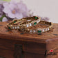 Trendy Elephant Motifs AD Bangles B467 (Set of 2)|(Available In 2 Colors)