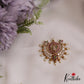 Sparkling Peacock Motifs Chandra Surya Jadau Hair Ornaments J359
