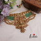 Grand Temple Lakshmi Jadau Choker with Golden Beads NC2290