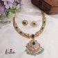 Trendy Ad/Victorian Hasli with Pastel Green Beads Drops NC2240