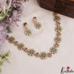 Sparkling Floral Motifs AD Victorian Choker NC2947